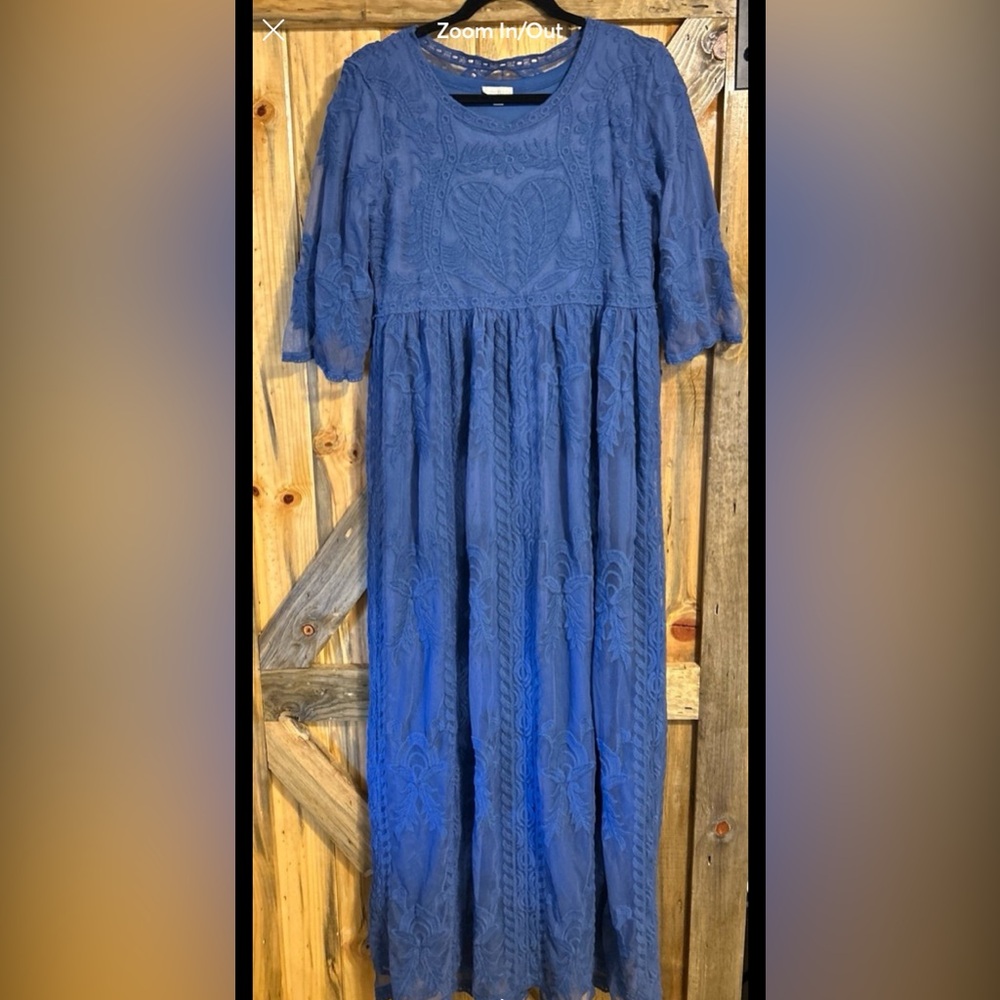 Pink Blush maxi maternity dress size s/m